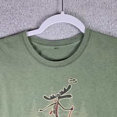 Acadia National Park T Shirt Mens Medium Green Nature Outdoors Hiking Animals