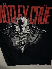 Motley Crue Global Black W/ Red Graphic T-Shirt Short Sleeve Size Small B1129