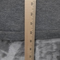 Buck Mason Slub Shirt Mens Large Gray Tri-Blend Crewneck Soft Tee Curved Hem