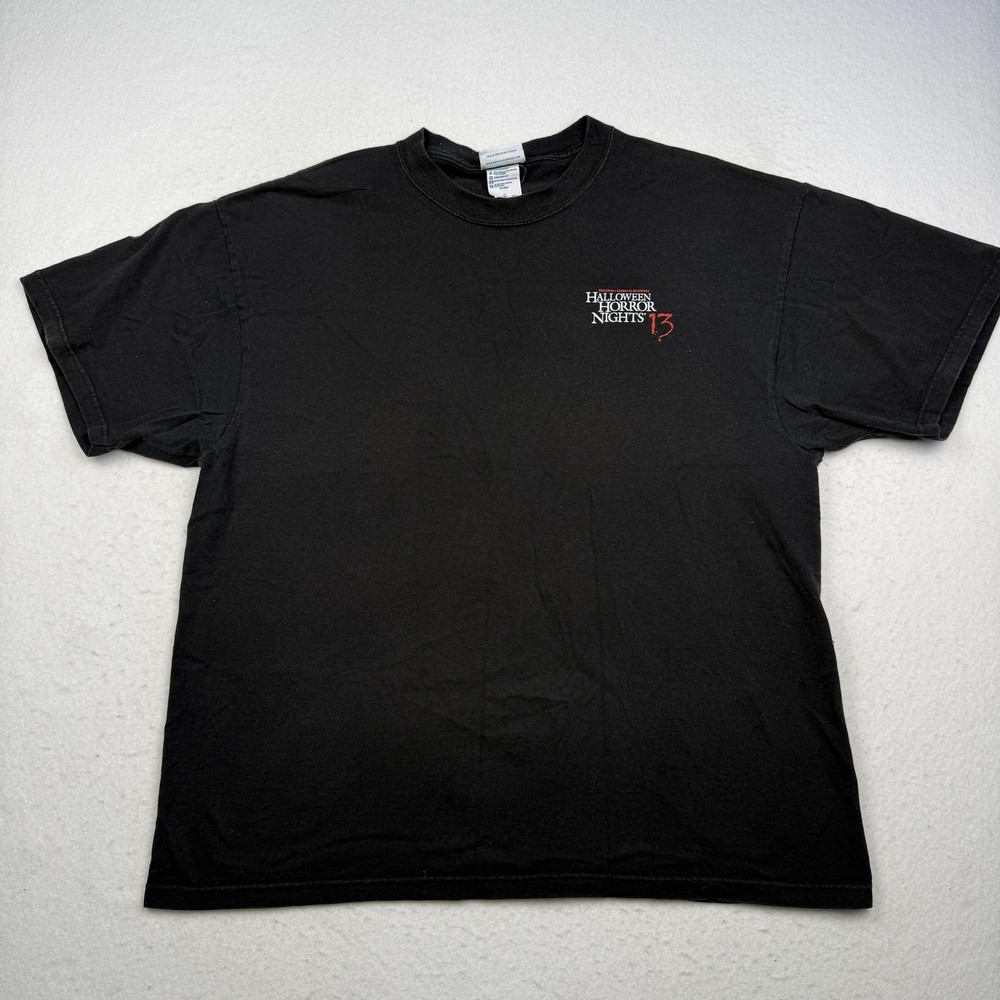 Vintage Universal Studios Halloween Horror Nights 13 Shirt Mens XL Black 2003