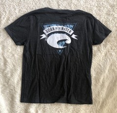 New Costa Del Mar T Shirt Charcoal Gray Short Sleeve Born On The Water Men Large