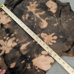 Passport Good Vibes Size M Mens Custom Bleach Art T-Shirt Brown 1of1 Graphic Tee