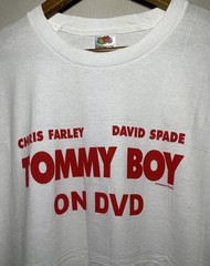 Vintage Tommy Boy DVD Movie Promo Shirt XL 90s Tee Chris Farley David Spade