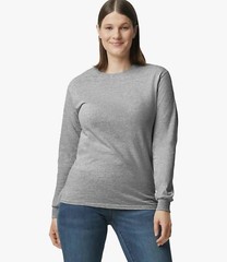 Gildan Adult Heavy Cotton Long Sleeve T-Shirt, Style G5400, 2-Pack XL
