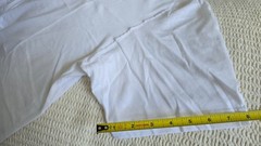 New Jockey Men’s White T-Shirt Undershirt All Cotton Stretch Crew Neck Size XL