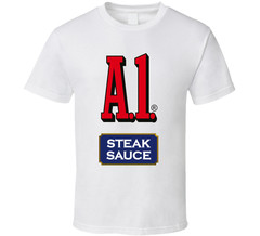 NEW SHIRT A.1 STEAK SAUCE ACTIVE LOGO T-SHIRT FUNNY USA SIZE S-5XL