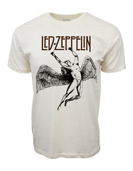 Led Zeppelin Zoso Natural Graphic T shirt
