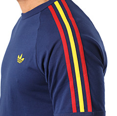 NEW MEN’S ADIDAS ORIGINALS 3-STRIPES CALIFORNIA TEE SHIRT ~SIZE MEDIUM #KC864