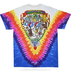 Grateful Dead Summer Tour 92 Tie-Dye T-Shirt Liquid Blue