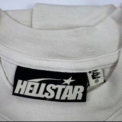 Hellstar Gel Sport Logo T-shirt ‘White/Red’ Size Large