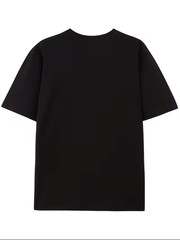 5 Pack Blank T-Shirts Unisex Heavy Cotton Crew Neck Short Sleeve Tee Black