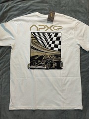 F1 The Movie APX GP White Gold T-Shirt Size L Formula 1 Racing Brand New NWT