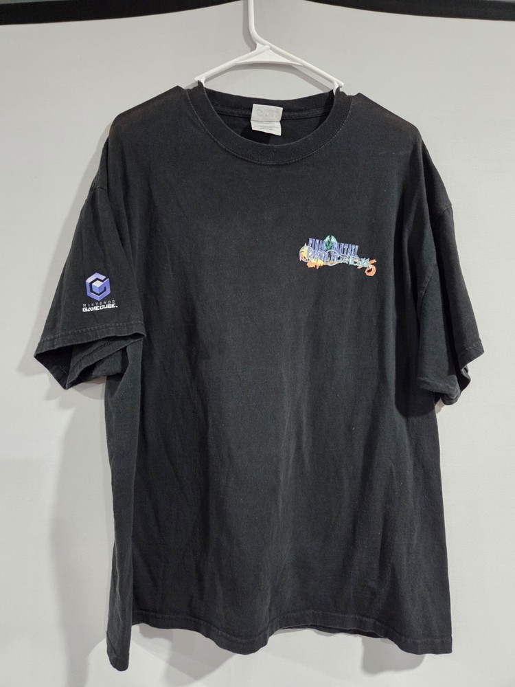 VTG Final Fantasy Crystal Chronicles T-shirt sz XL Nintendo Gamecube Game Promo