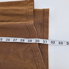 Duluth Trading Co Longtail T Relaxed Fit Brown Cotton Work T-Shirt Mens Large