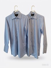New&Lingwood Jermyn St Mens Shirts X 2 Tailored Fit 15.5 Double Cuff X 2