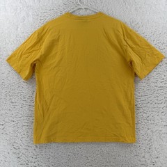 Keith Haring H&M Shirt Mens Medium Yellow Dancing Figures Graphic Tee T-Shirt
