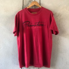 PRIMITIVE / DRAGONBALL Z Men’s RED Short Sleeve T-Shirt Size L- LARGE