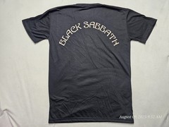 Black Sabbath Rock Band Asian Size XL Shirt Black Front And Back Print