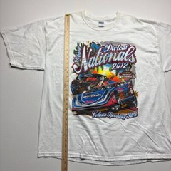 Dirt Car Nationals 2012 Tshirt Mens 3XL Big Print Front And Back Volusia Racing