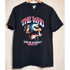 The Who Live In Concert 2006/07 Tour T-Shirt Mens Medium Black Anvil Rock Band