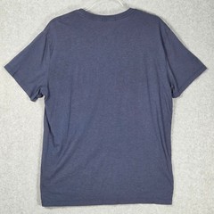 Marine Layer Men Large T-Shirt Short Sleeve Navy Blue Sunset Cotton Tencel