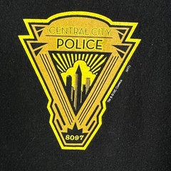 Central City Crime Lab T Shirt Mens Size XL Black