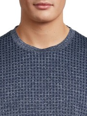 Men’s Russell Active Engineered Jacquard T-Shirt with Long Sleeves: XL