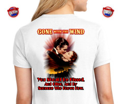 Gone With The Wind Classic Quotes Rhett Butler to Scarlett O’hara T-Shirt Sm-2XL