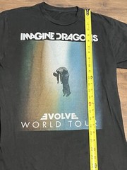 Imagine Dragons Evolve World Tour 2018 Concert Band T Shirt Medium Black M L