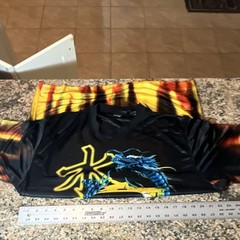 No Boundaries Night Crawler Dragon Car Graphic T-Shirt Black XL