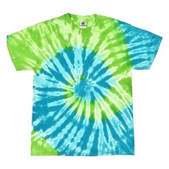 Colortone Tie Dye T-Shirt Unisex Rainbow Vibrant Cotton Tee S M L XL 2XL-5XL New