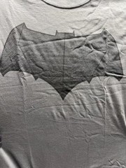 DC Batman vs Superman – BATMAN SYMBOL Grey Licensed T-Shirt