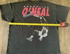 Shaquille O’Neal GOAT Crew Black Double Sided Graphic T Shirt, Size XL