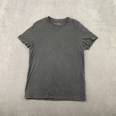 American Eagle Outfitters T Shirt Mens Large Gray Space Dye Cotton Athletic Fit