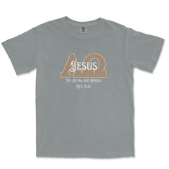 The Alpha and Omega Shirt Christian Shirts for Men Graphic Jesus Shirts For Men