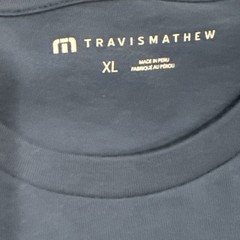 Travis Mathew Men’s Return Ticket T-Shirt, Titan, XL, New
