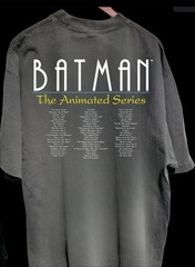 Batman Animated Series ON A SHAKA HEAVYWEIGHT GARMET DYED T SHIRT “MODERN”