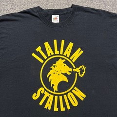 Rocky Balboa Italian Stallion Movie Promo Shirt Fruit Of Loom Boxing Mens Large