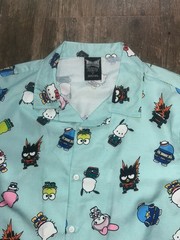 My Hero Academia x Sanrio Hello Kitty & Friends Collab Button Shirt Size Medium