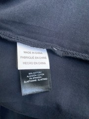 Kenneth Cole T-Shirt Deep Water Blue Large Short Sleeve Crew Neck Logo $49