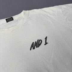 Vintage 90s And One 1 Basketball T Shirt Sz Men’s XXL White RARE A26