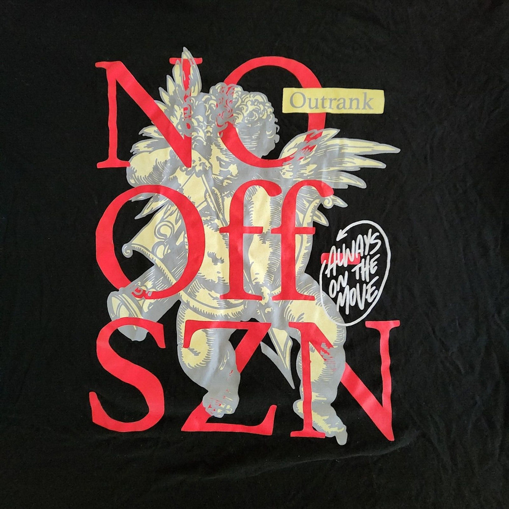 Outrank No Off SZN Black Short Sleeve T-Shirt Men’s XL