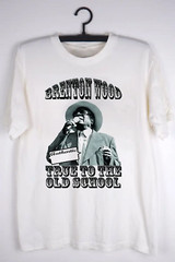 Brenton Wood True To The Old School White All Size Shirt AR815