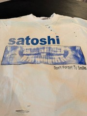 Brand New Satoshi Nakamoto Don’t Forget To Smile Tee White Large