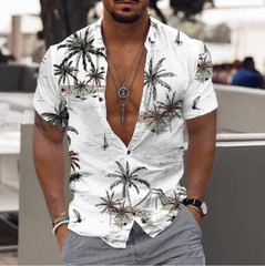 Hawaiian Shirts Men’s Aloha Summer Casual Beach Button-Down Cruise Holiday Party