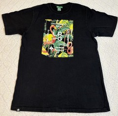 Vintage Y2K LRG Lifted Research Group Flamingos Tropical Fresh Outdoors Shirt M