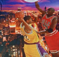 Custom Jordan VS Magic Sublimated shirt bulls lakers bred toro infared VI XI 13