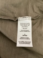 ATHLETIC WORKS DRIWORKS Taupe Short Sleeve Crew Neck Pocket T-Shirt Sz S*