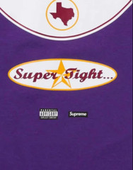 Supreme UGK Super Tight Tee Purple SS24 New In Hand Size Large Box Logo Pimp C