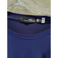 RLX Ralph Lauren Mens XL Navy Blue Performance Short Sleeve Athletic T-Shirt
